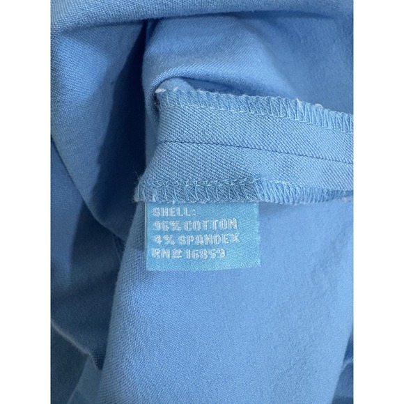 J McLaughlin Light Blue Shift Dress Sz 4 Zip Front Preppy Timeless Coastal Work - Picture 9 of 10